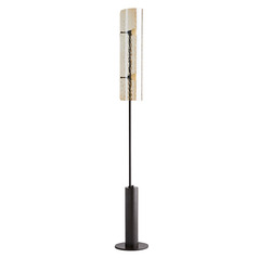 Bend 63-Inch Lamp in Blackened Steel & Amber Luster by Arteriors Home
