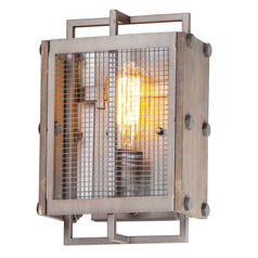 Maxim Lighting Outland Barn Wood & Weathered Zinc Sconce