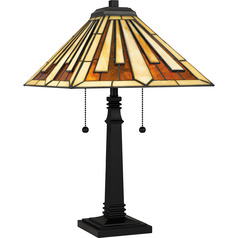 Hathaway Table Lamp in Matte Black by Quoizel Lighting