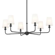 Pallas 6-Light Chandelier in Black by Kichler Lighting