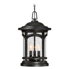 Marblehead Outdoor Hanging Light in Black by Quoizel Lighting