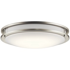 17.75-Inch Brushed Nickel LED Flush Mount 3000K by Kichler Lighting