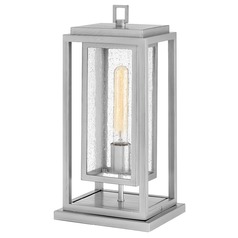 Republic Satin Nickel Post Light by Hinkley Lighting