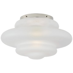Kelly Wearstler Tableau Flush Mount in Nickel by Visual Comfort Signature