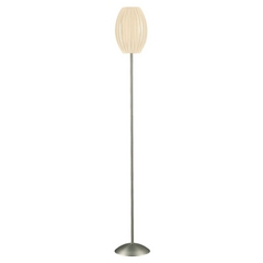 Egg Satin Steel Floor Lamp by Lite Source Lighting