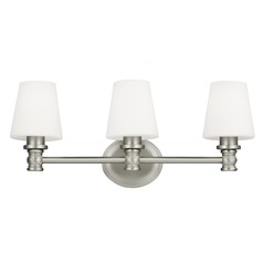 Xavierre 23.13-Inch Bath Light in Satin Nickel by Visual Comfort Studio