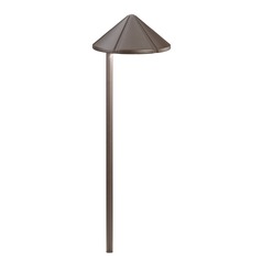 Side Mount 12V LED Path Light in Bronze 3000K by Kichler Lighting