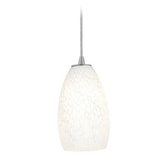 Champagne Brushed Steel LED Mini Pendant by Access Lighting