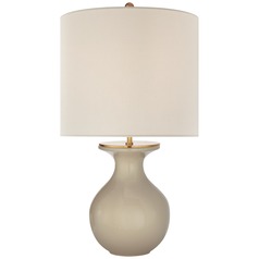 Kate Spade New York Albie Desk Lamp in Dove Grey by Visual Comfort Signature