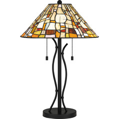 Stinson Table Lamp in Matte Black by Quoizel Lighting