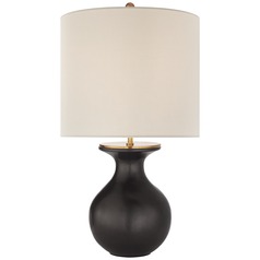Kate Spade New York Albie Lamp in Metallic Black by Visual Comfort Signature