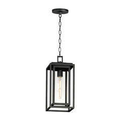 Cabana VX 15.50-Inch High Outdoor Hanging Light in Black by Maxim