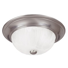 Satin Nickel Flush Mount Lightby Savoy House