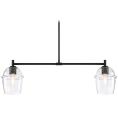Designers Fountain Summer Jazz Matte Black Island Light