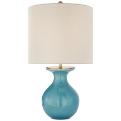 Kate Spade New York Albie Desk Lamp in Turquoise by Visual Comfort Signature