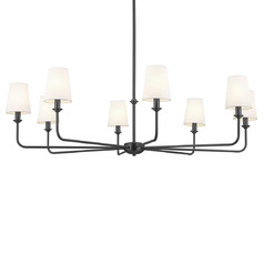 Pallas 8-Light Chandelier in Black by Kichler Lighting