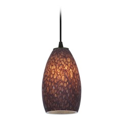 Champagne Oil Rubbed Bronze LED Mini Pendant by Access Lighting
