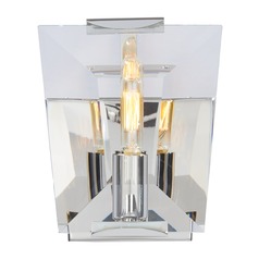 Castle Aurora Polished Nickel Bathroom Light by Metropolitan Lighting