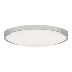 Sean Lavin Lance 13-Inch 2700K LED Flush Mount in Chrome by VC Modern