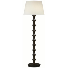 Visual Comfort Signature Collection Bamboo Floor Lamp with Empire Shade