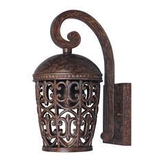 Outdoor Wall Light in Burnt Umber Finish