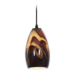 Champagne Oil Rubbed Bronze LED Mini Pendant by Access Lighting
