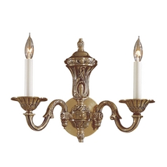 Sconce Wall Light in Antique Classic Brass by Metropolitan Lighting