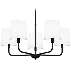 Quoizel Lighting Gallagher Matte Black Chandelier