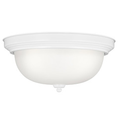 Geary 14.50-Inch White LED Flush Mount by Generation Lighting