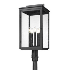 Z-Lite Hartwell Sand Black Post Light