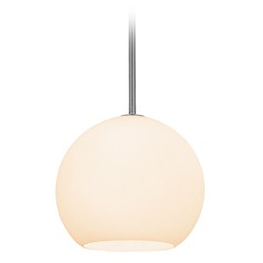 Modern Mini Pendant with White Glass by Access Lighting