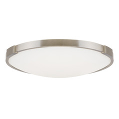 Sean Lavin Lance 13-Inch 3000K LED Flush Mount in Nickel by VC Modern