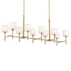 Ali 56.50-Inch Linear Light in Natural Brass by Kichler Lighting