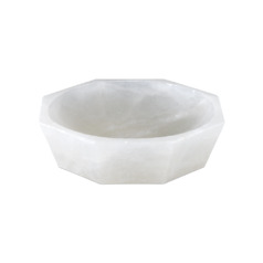 Waystone Bowl in Alabaster by Currey & Company