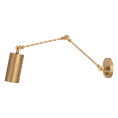 Maxim Lighting Shaka Weathered Brass Swing Arm Lamp