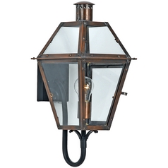 Newbury Outdoor Wall Light in Aged Copper by Quoizel Lighting