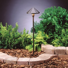 Center Mount 12V LED Path Light in Bronze 3000K by Kichler Lighting
