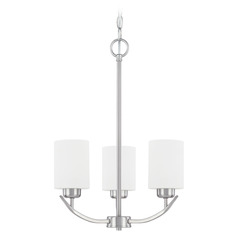 Dixon 17.25-Inch Chandelier in Brushed Nickel by HomePlace by Capital Lighting