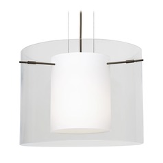 Besa Lighting Pahu Bronze LED Pendant Light