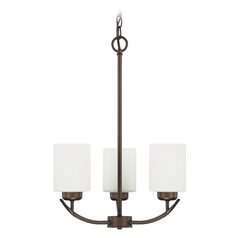 Dixon 17.25-Inch Chandelier in Bronze by HomePlace by Capital Lighting