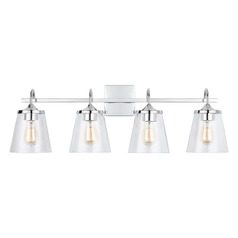 Jayne 33.25-Inch Vanity Light in Chrome by Capital Lighting