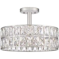 Coffman Polished Nickel Semi-Flush by Quoizel Lighting