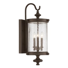 Palmer 26-Inch Outdoor Wall Light in Walnut Patina by Savoy House