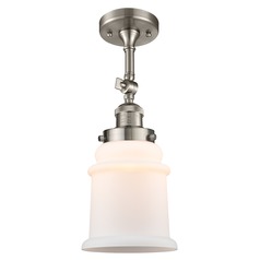Canton Brushed Satin Nickel Semi-Flush Mount by Innovations Lighting
