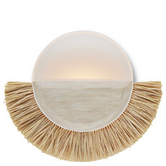 Seychelles 19-Inch Wall Sconce in Sugar by Currey & Company