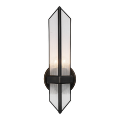 Cairo Single-Light Wall Sconce in Urban Bronze by Alora Lighting