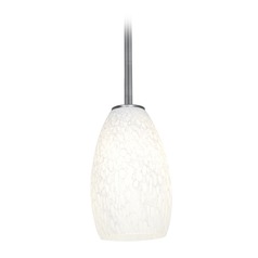 Champagne Brushed Steel LED Mini Pendant by Access Lighting