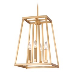 Conant Small Lantern in Gilded Satin Brass by Visual Comfort Studio