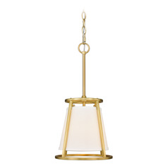 Lenyx Rubbed Brass Mini Pendant by Z-Lite