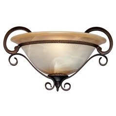Golden Lighting Meridian Golden Bronze Sconce